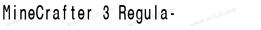 MineCrafter 3 Regula字体转换 MineCrafter 3 Regula字体转换